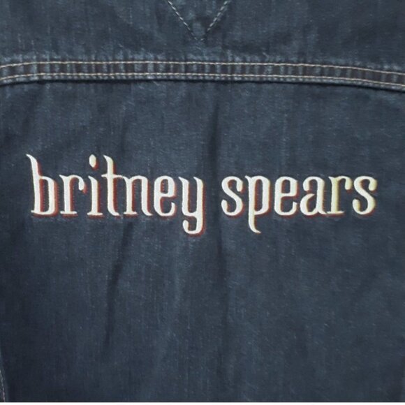 BRITNEY Spears dark blue denim jacket - Picture 3 of 3